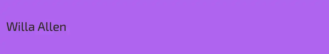 Willa Allen